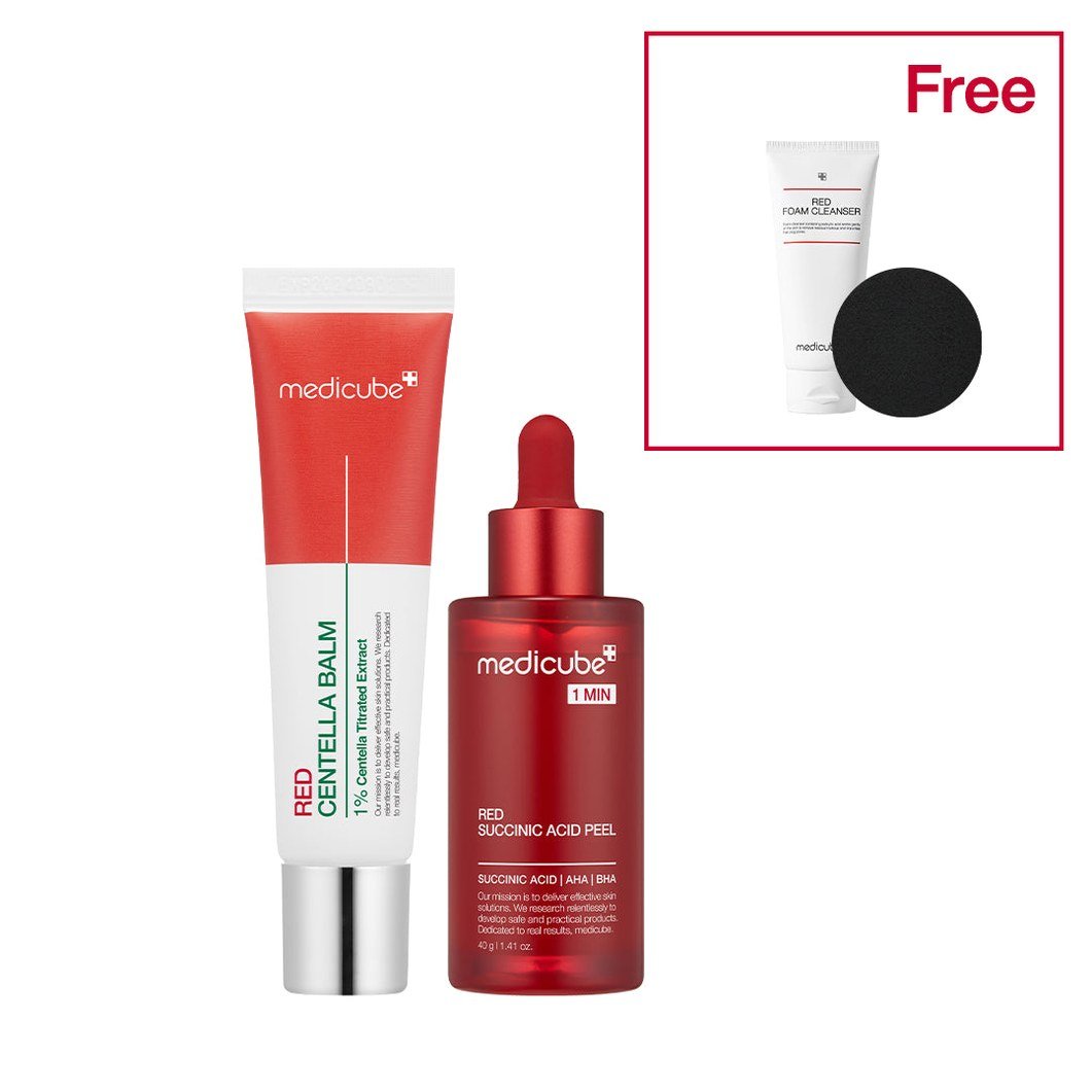 21% Red Succinic Acid Cleansing Booster Serum - Medicube