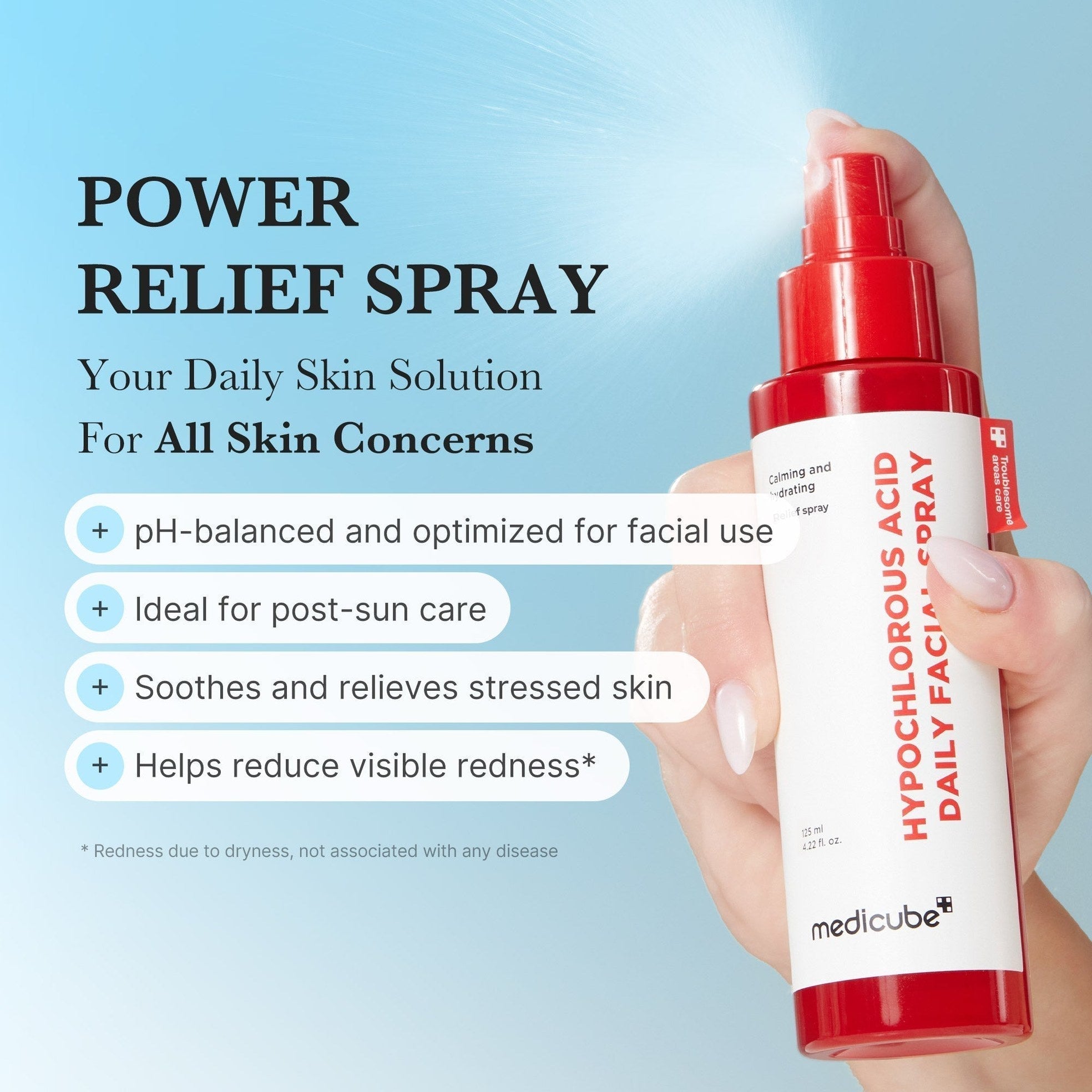 Hypochlorous Acid Power Soothing Spray - Medicube