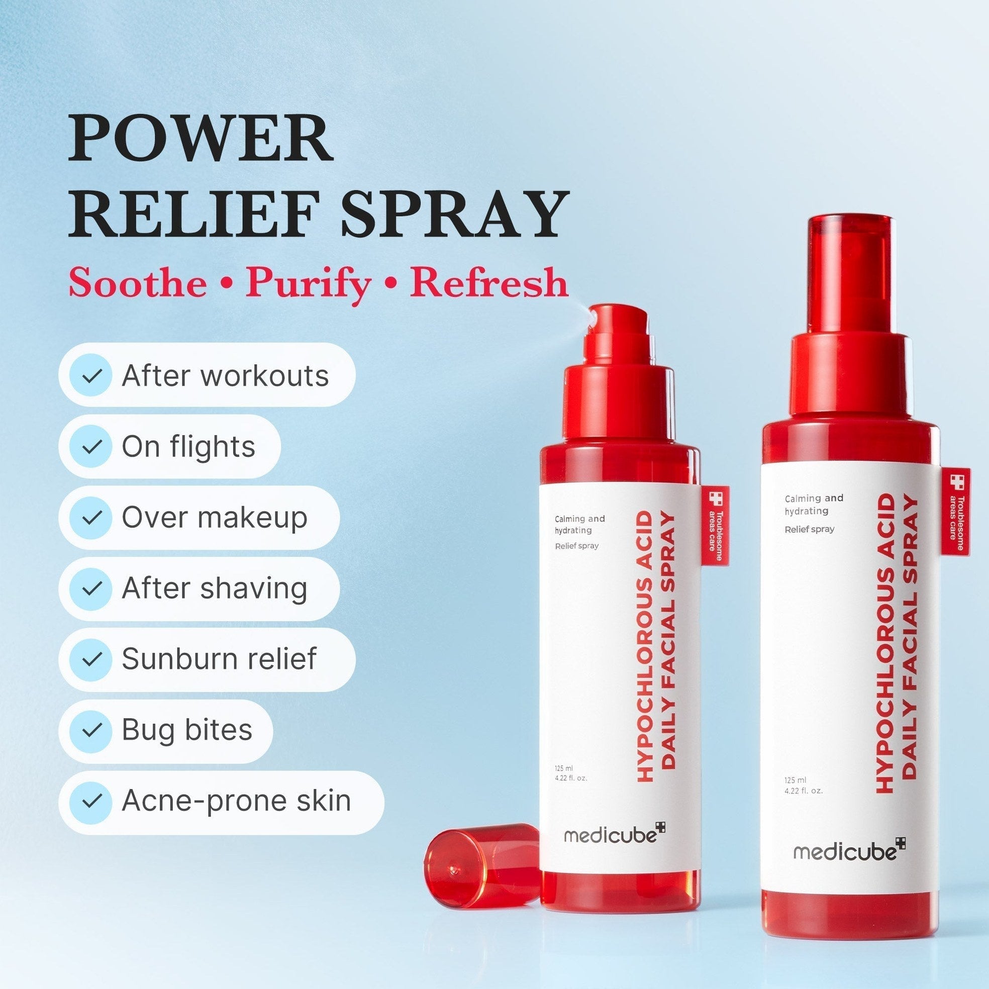 Hypochlorous Acid Power Soothing Spray - Medicube