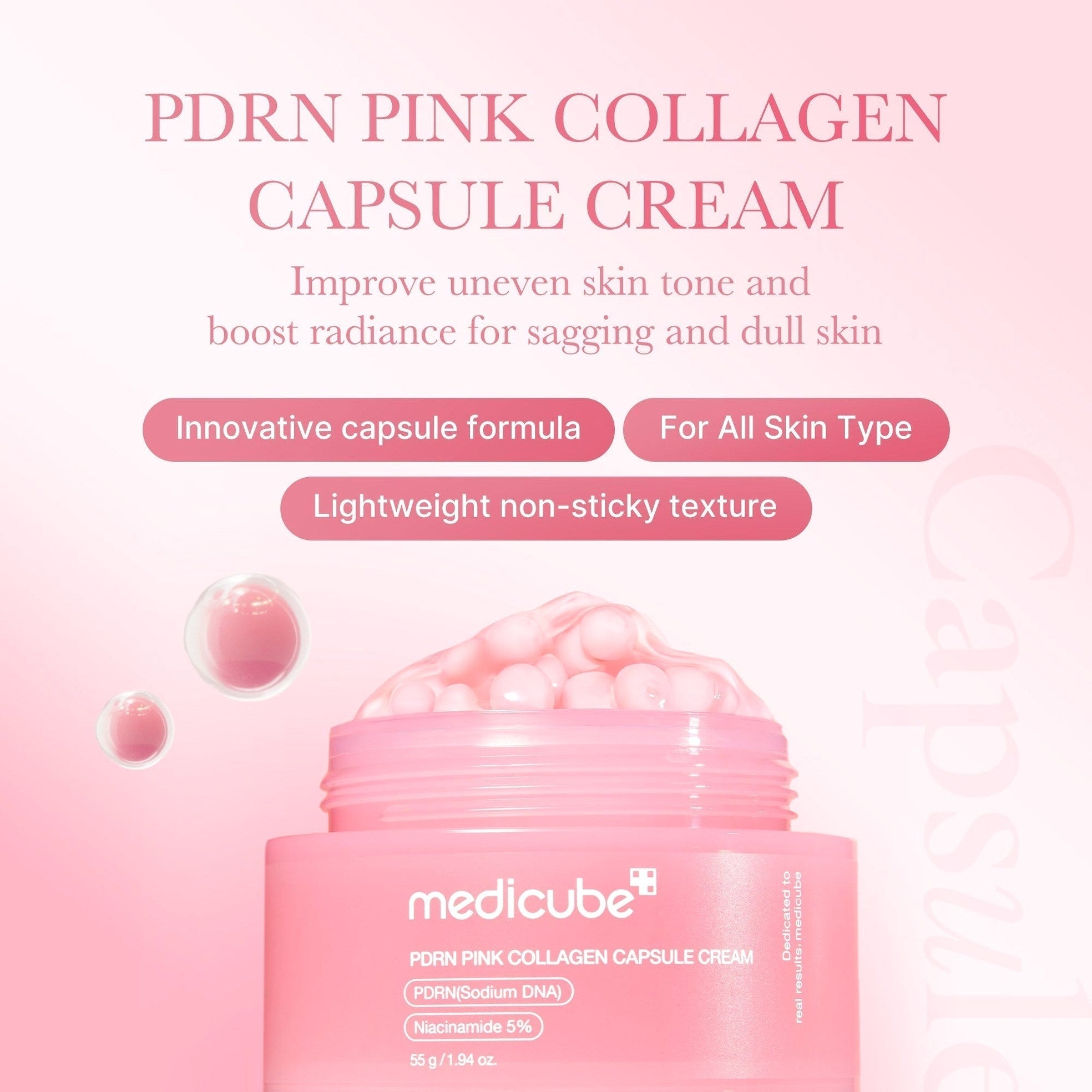 PDRN Pink Collagen Capsule Cream - Medicube