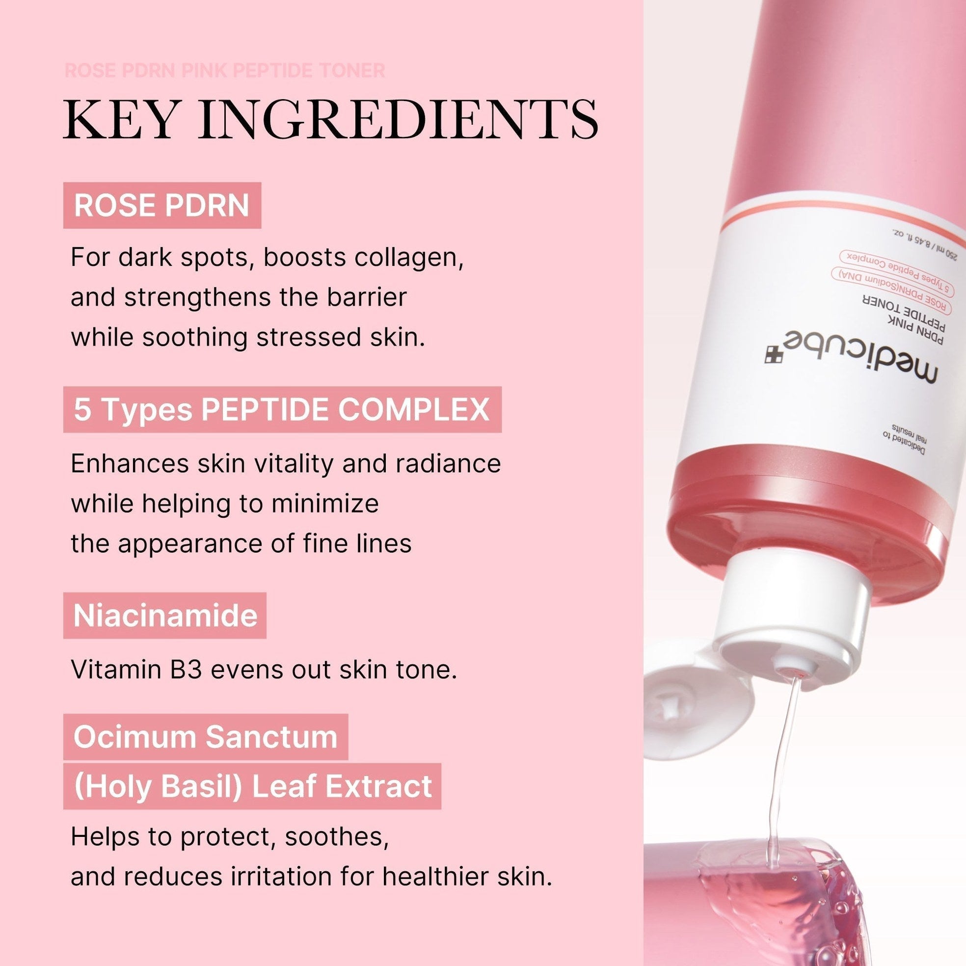 PDRN Pink Peptide Toner - Medicube