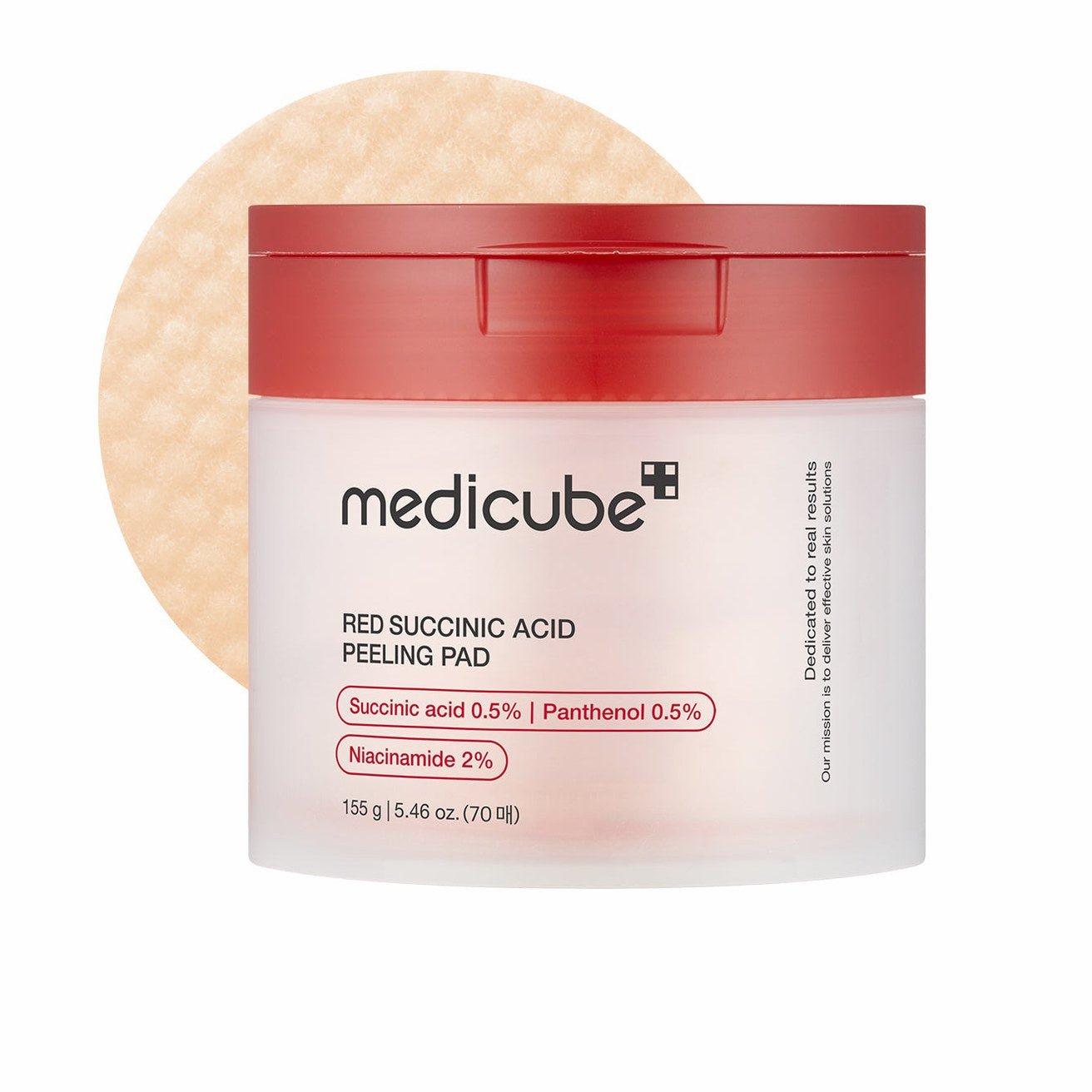 Red Succinic Acid Panthenol Pads - Medicube