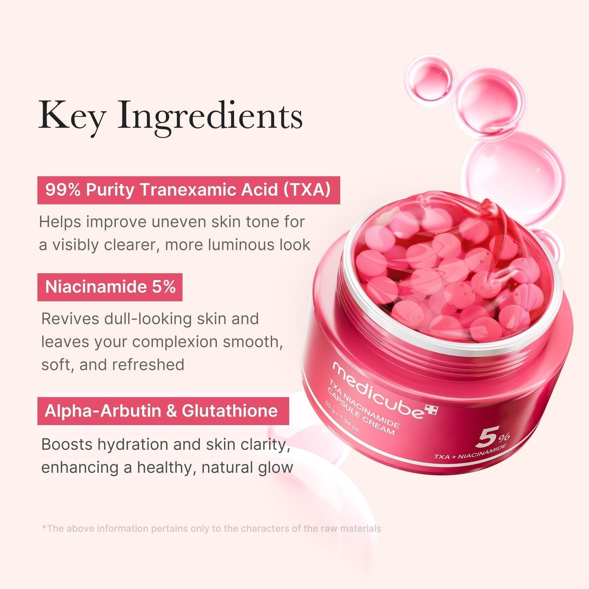 TXA Niacinamide Capsule Cream - Medicube