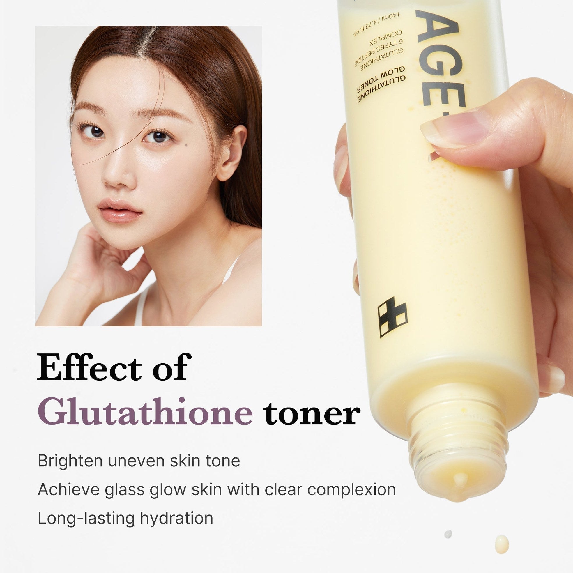 AGE-R Glutathione Glow Milk Toner - Medicube