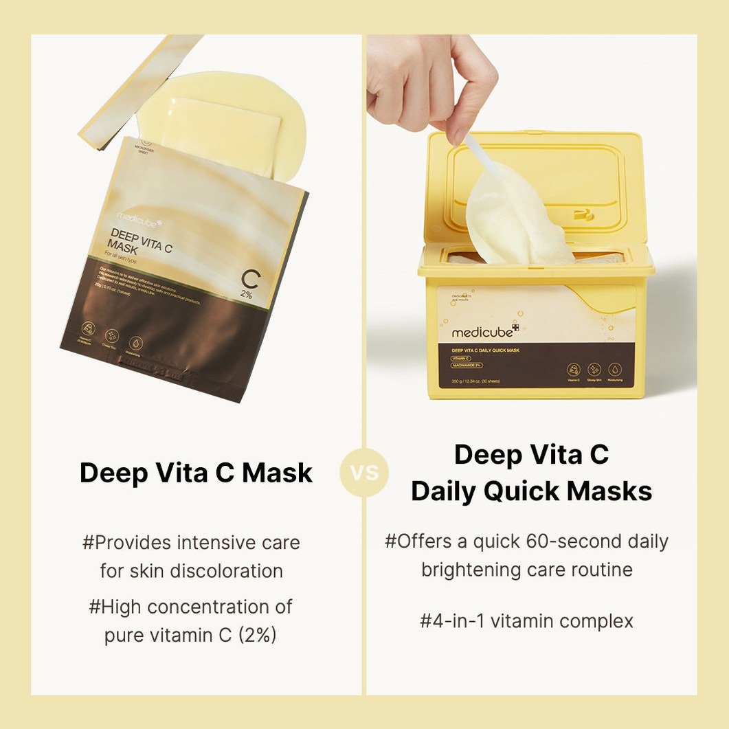 Deep Vita C Daily Quick Masks - Medicube