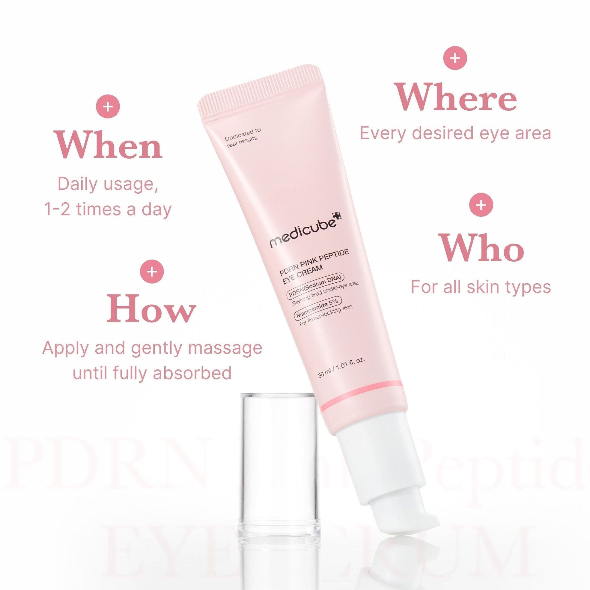 PDRN Pink Peptide Eye Cream - Medicube