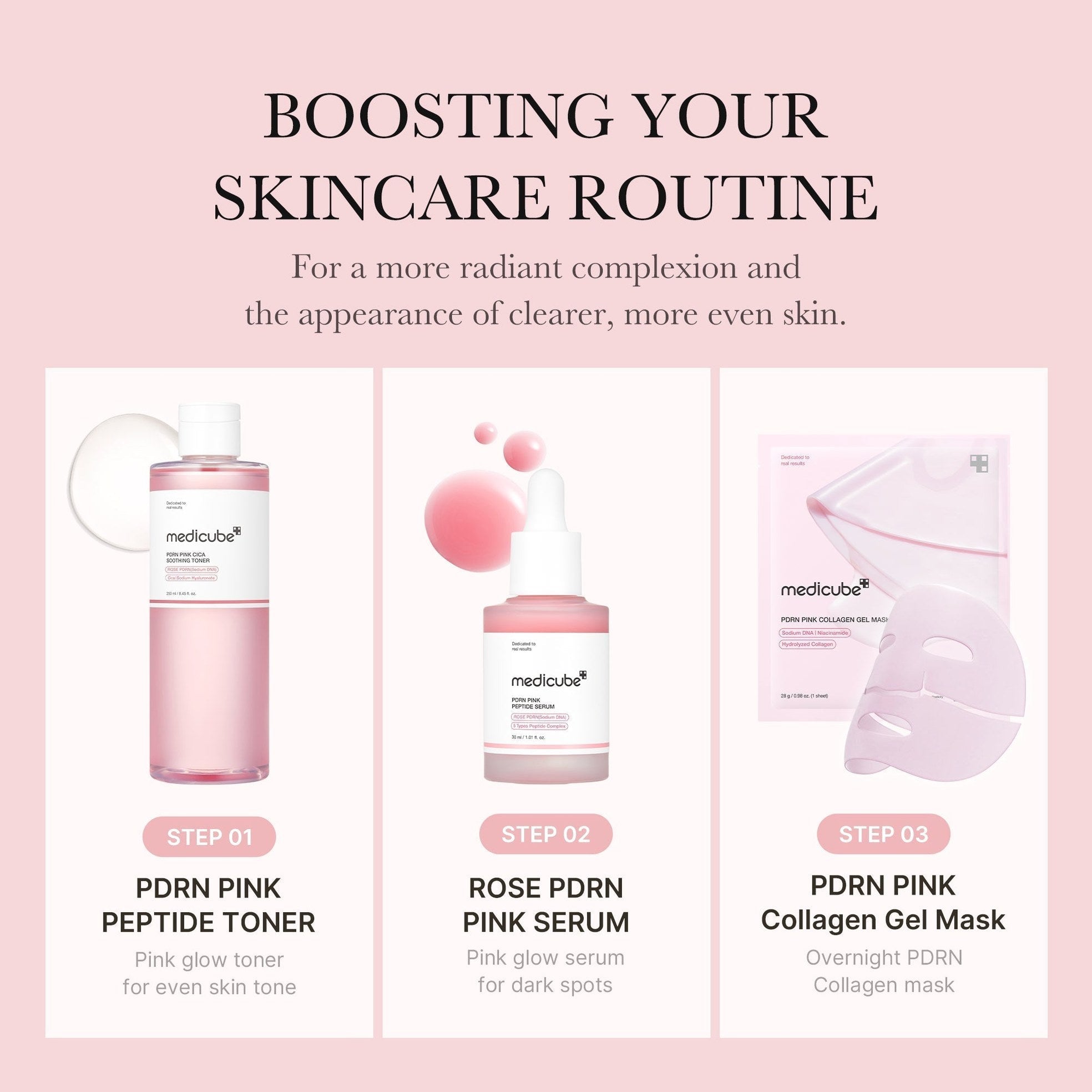 PDRN Pink Peptide Toner - Medicube
