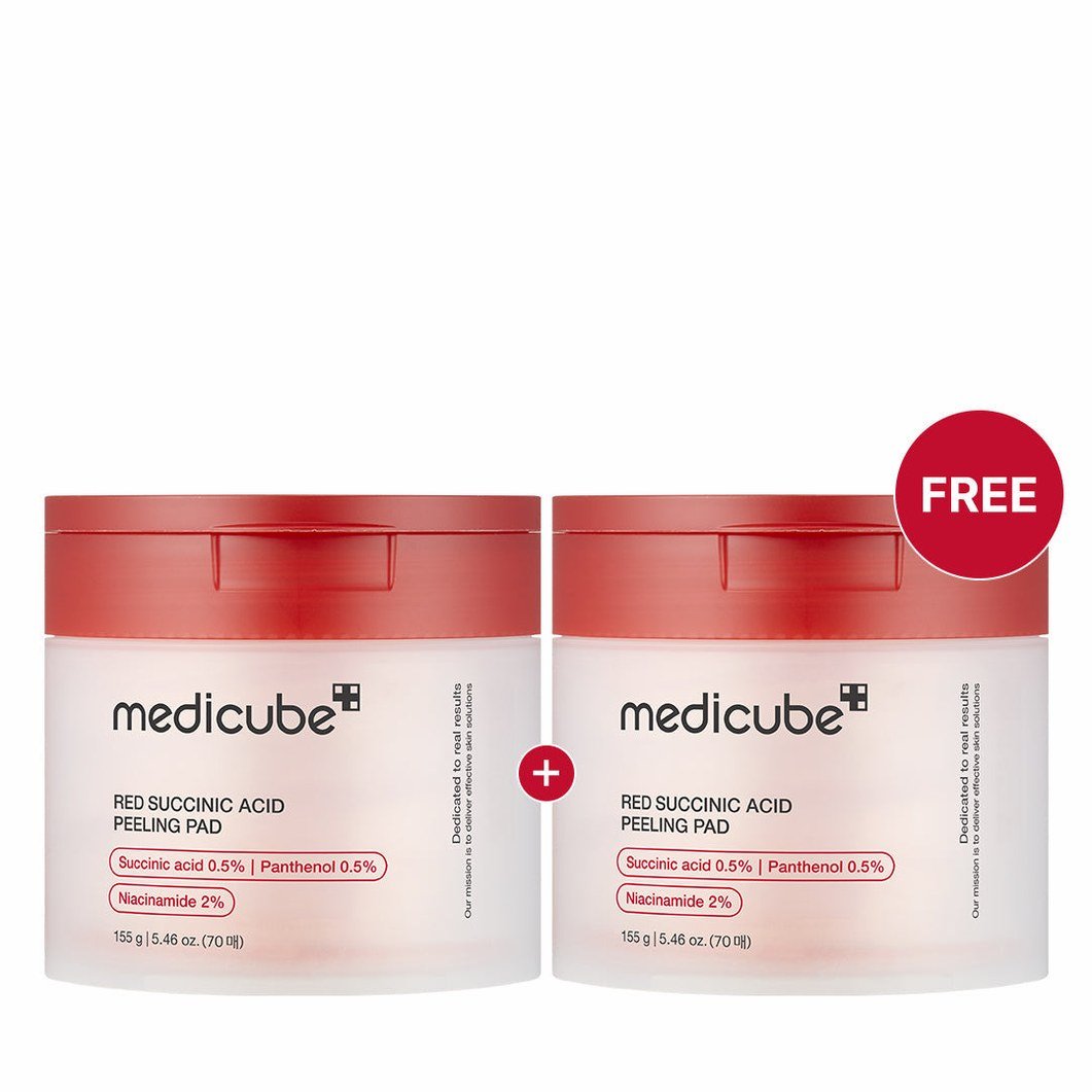 Red Succinic Acid Panthenol Pads - Medicube
