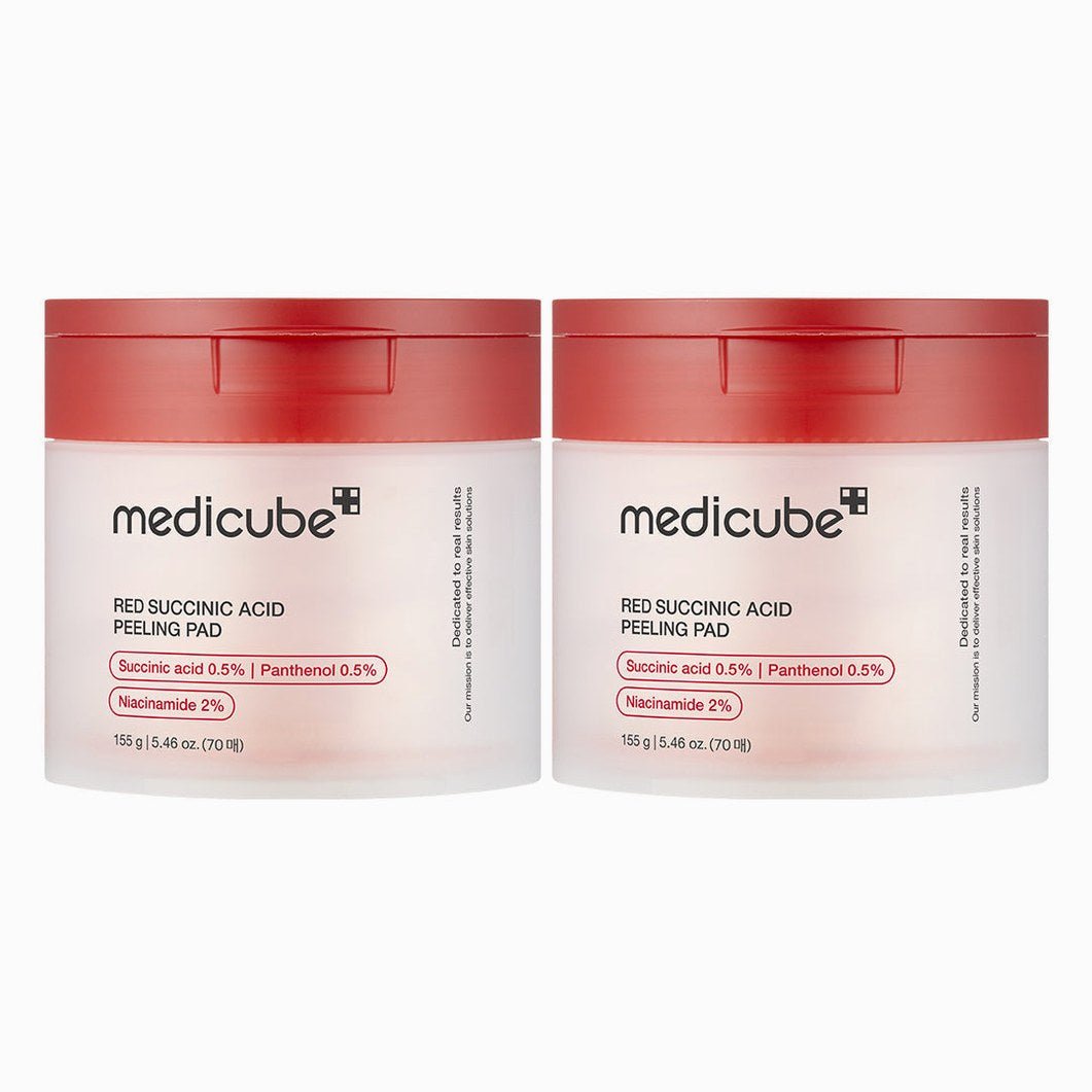 Red Succinic Acid Panthenol Pads - Medicube