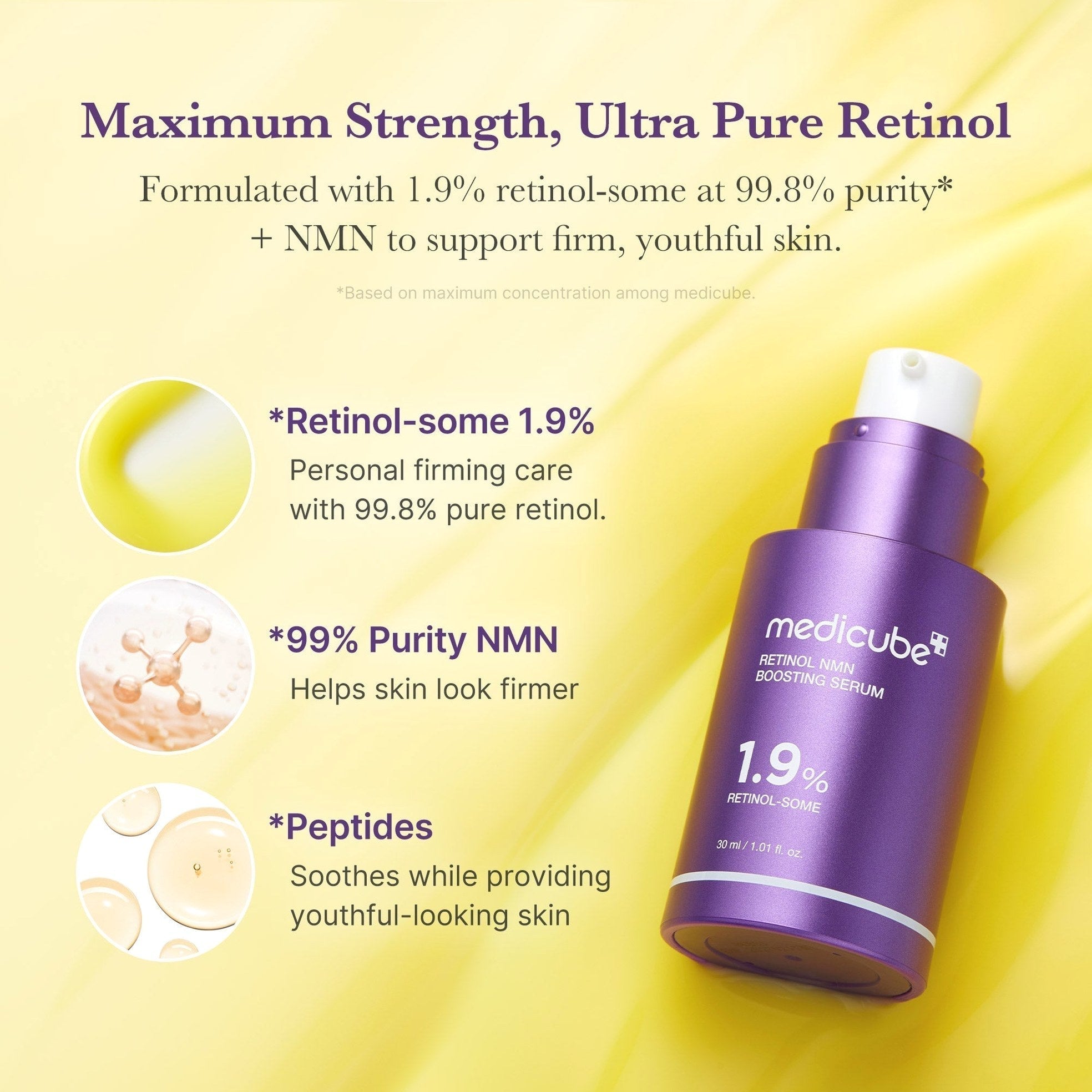 Retinol NMN Boosting Serum - Medicube